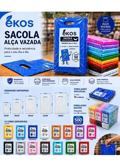 Sacola Alça Vazada - Embala Gyn
